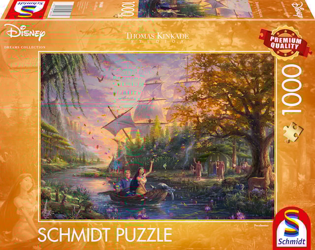 Tuotekuva 1 - Disney Pocahontas Thomas Kinkade Palapeli 1000 palaa Schmidt