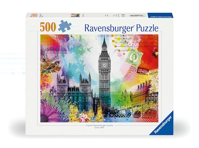 Produktbild 1 för Pussel London Postcard 500 bitar, Ravensburger