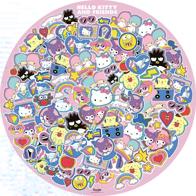 Produktbilde 2 for Hello Kitty Circular Puslespill  500 brikker, Ravensburger