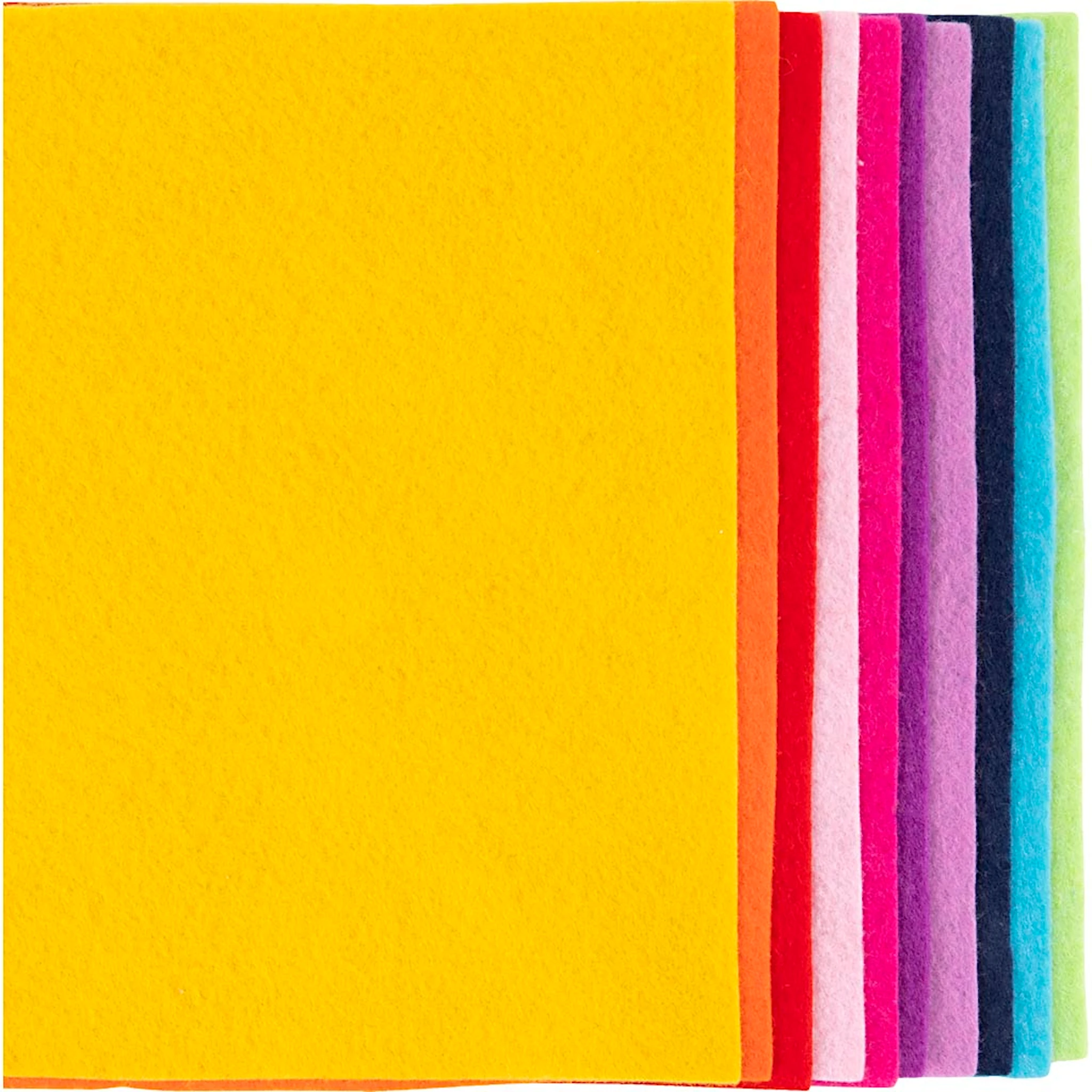 Tuotekuva ille Askarteluhuopa, A4, arkki 210x297 mm, paksuus 2 mm, värikäs, 10 kpl/ 1 pkt