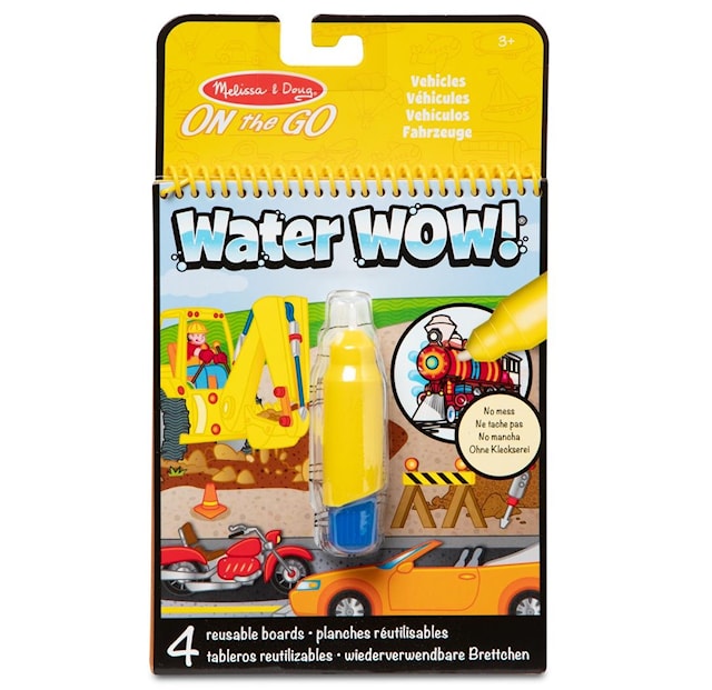 Tuotekuva 1 - Taikavesimaalaus, Water Wow! Ajoneuvot, Melissa & Doug