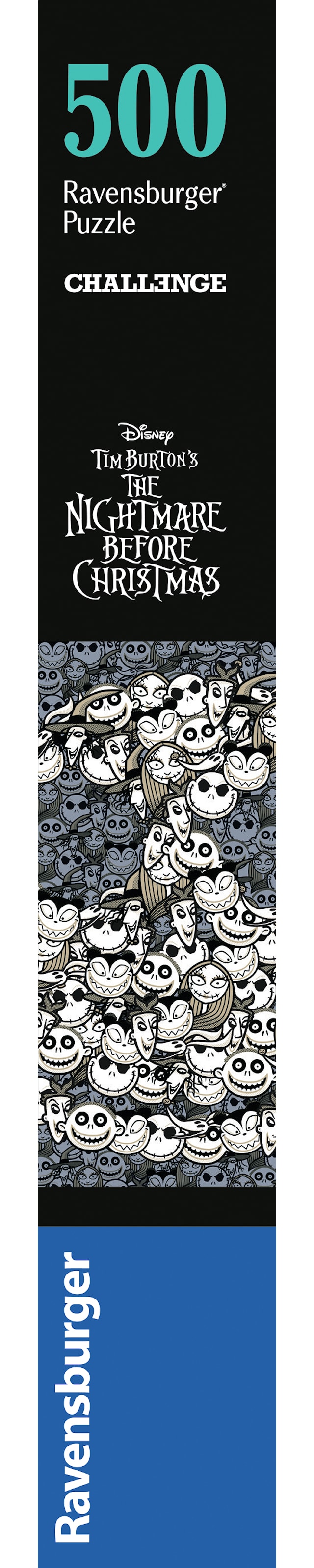 Produktbild 3 för Nightmare Before Christmas Julpussel 500 Bitar, Ravensburger