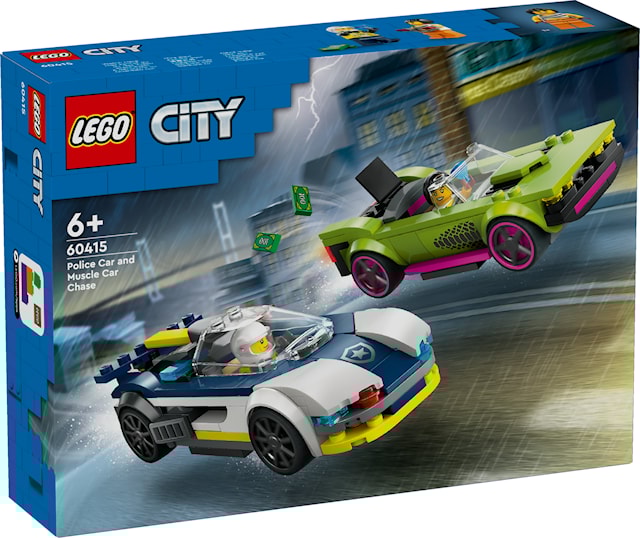 Produktbild 1 för Jakt med polisbil och muskelbil LEGO® City (60415)
