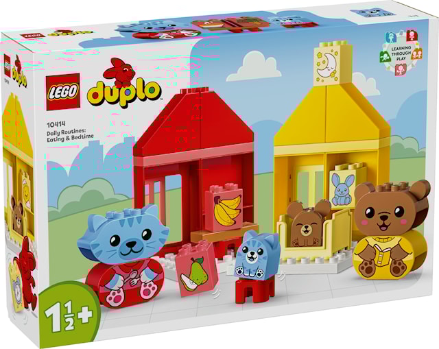 Produktbild 1 för Vardagsrutiner: mat och nattning LEGO® DUPLO My First (10414)