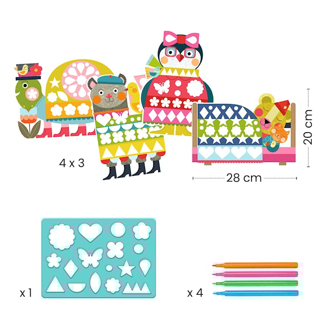 Produktbilde 4 for Mal innenfor linjene Djeco