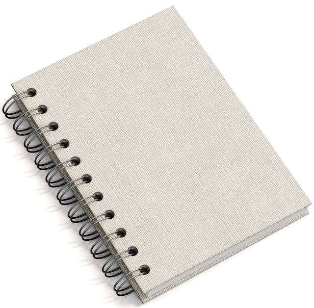 Tuotekuva 1 - Muistikirja A6 Viivaton Linen 90 Sivua Bigso Box of Sweden