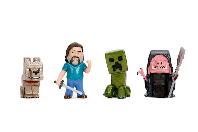 Produktbilde 1 for Jada Toys A Minecraft Movie 4-Pack Figurer, 6 cm