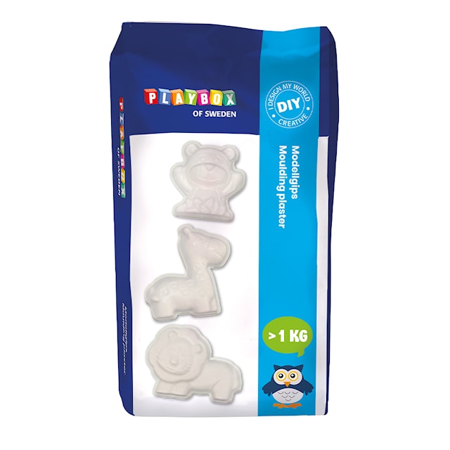 Produktbilde 1 for Modellgips 1 kg Playbox