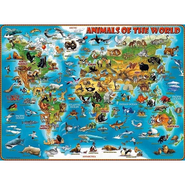 Tuotekuva 2 - World of Animals, Palapeli, 300 palaa, Ravensburger