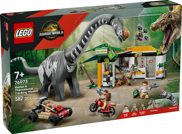 Produktbilde 1 for På sporet av titanosaurus og raptor LEGO® Jurassic World (76973)