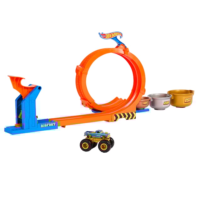 Produktbilde 1 for Hot Wheels Monster Trucks Loop & Flip Trophy Challenge
