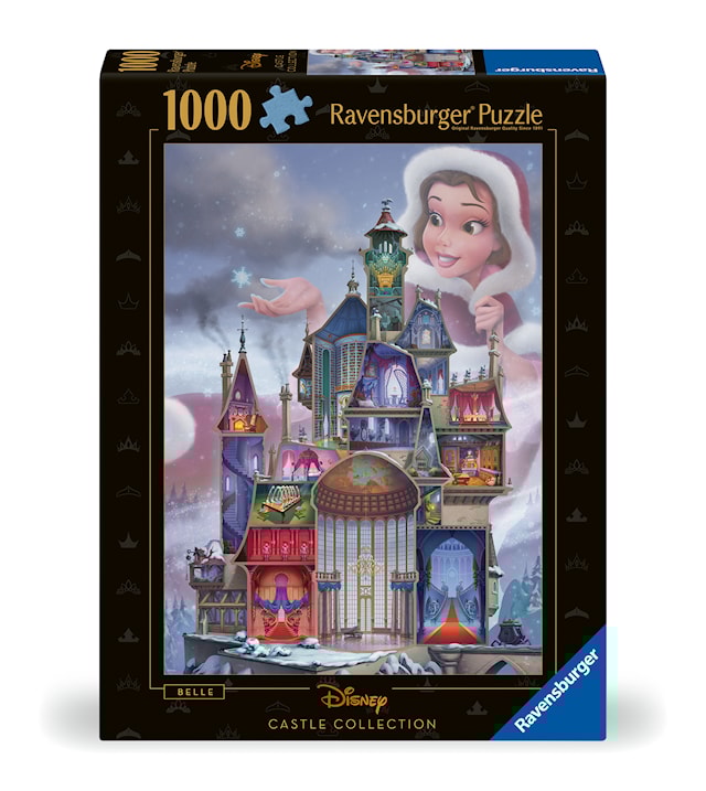 Tuotekuva 1 - Disney Castles Belle Palapelit 1000 palaa, Ravensburger