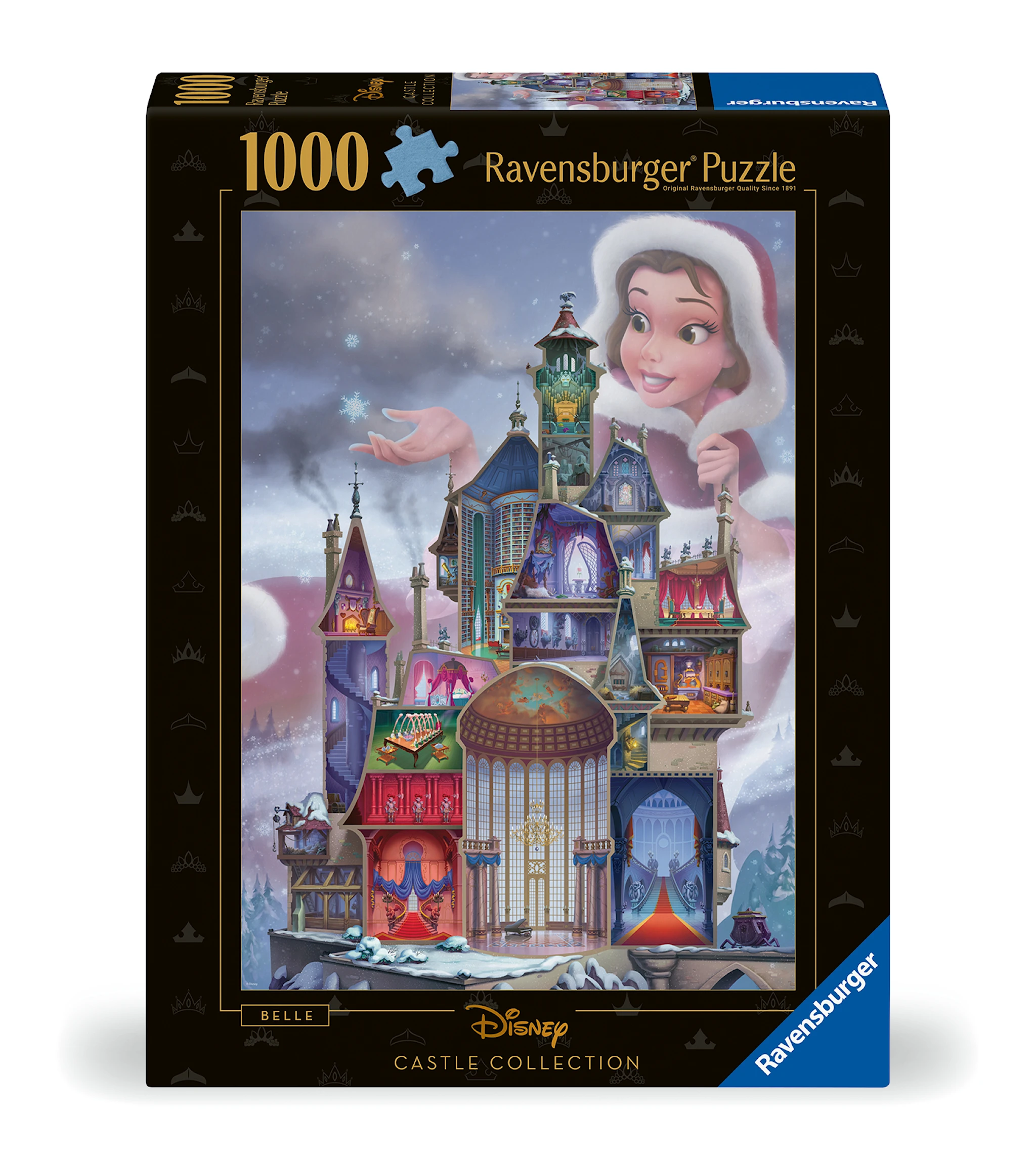 Produktbilde for Disney slott Belle 1000 Puslespill brikker, Ravensburger