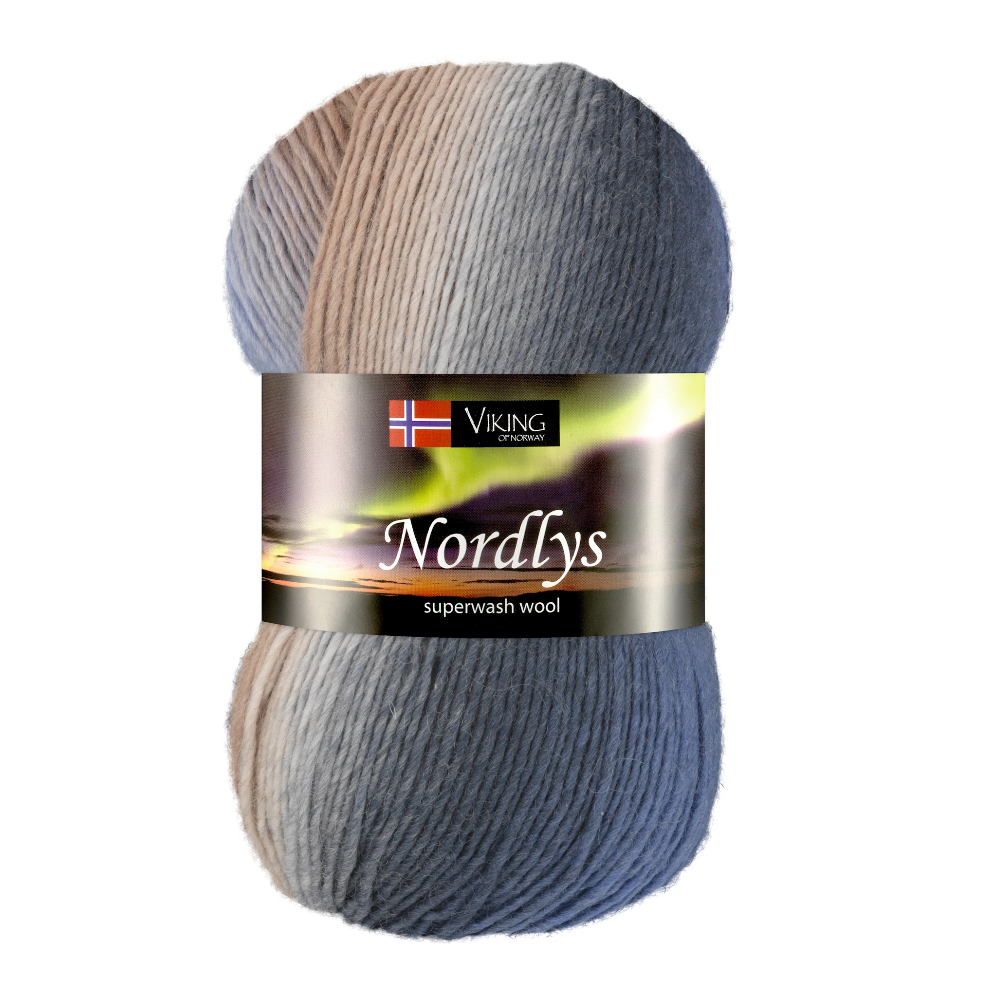 Produktbild för Nordlys Garn Ullmix 100 g Viking Garn