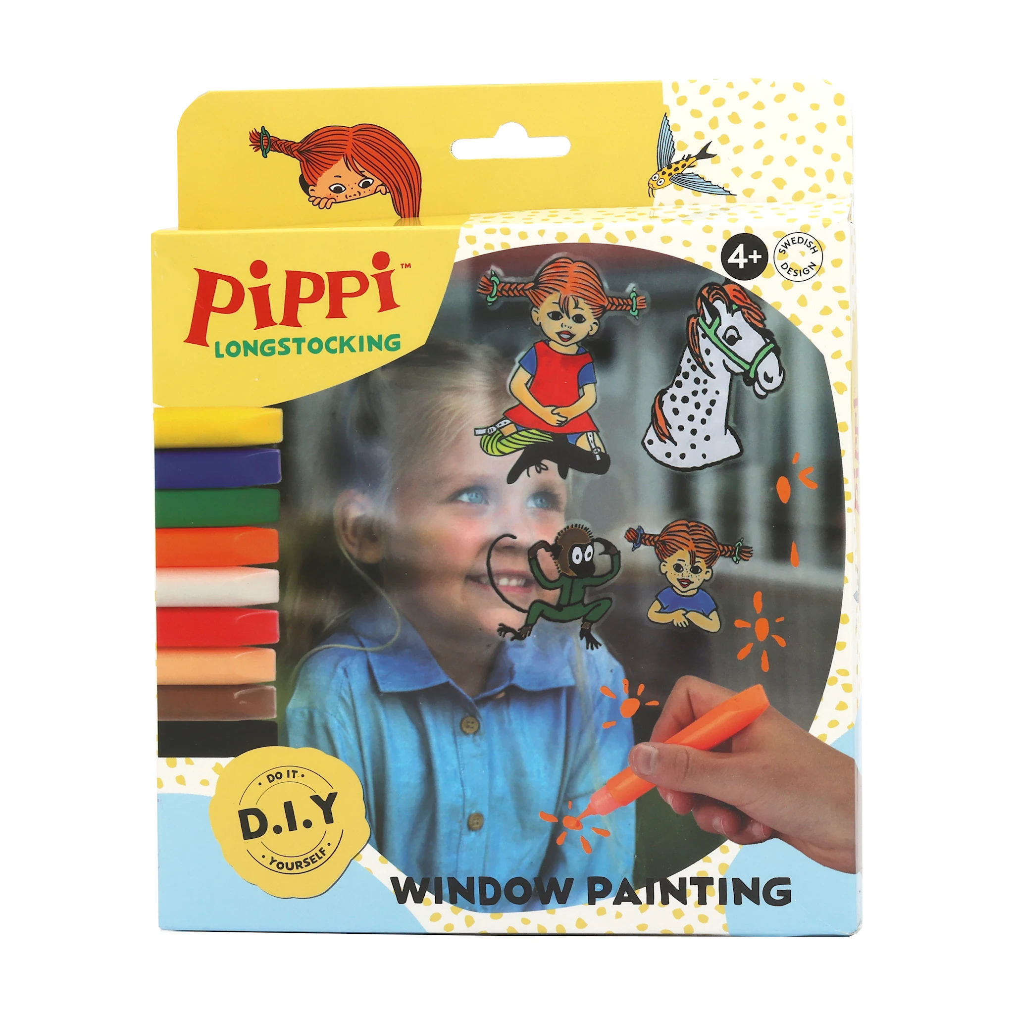Produktbild för Pippi Fönstermålning