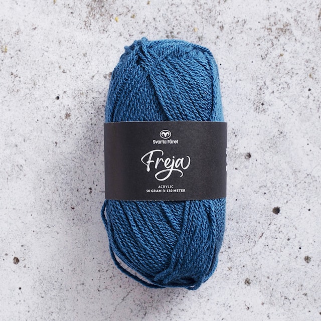 Svarta Fåret Freja lanka akryyli 50g farkunsin. 268