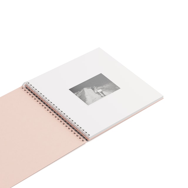 Produktbilde 4 for Fotoalbum Dusty Pink med hvite ark 35x31,5cm Bigso Box of Sweden