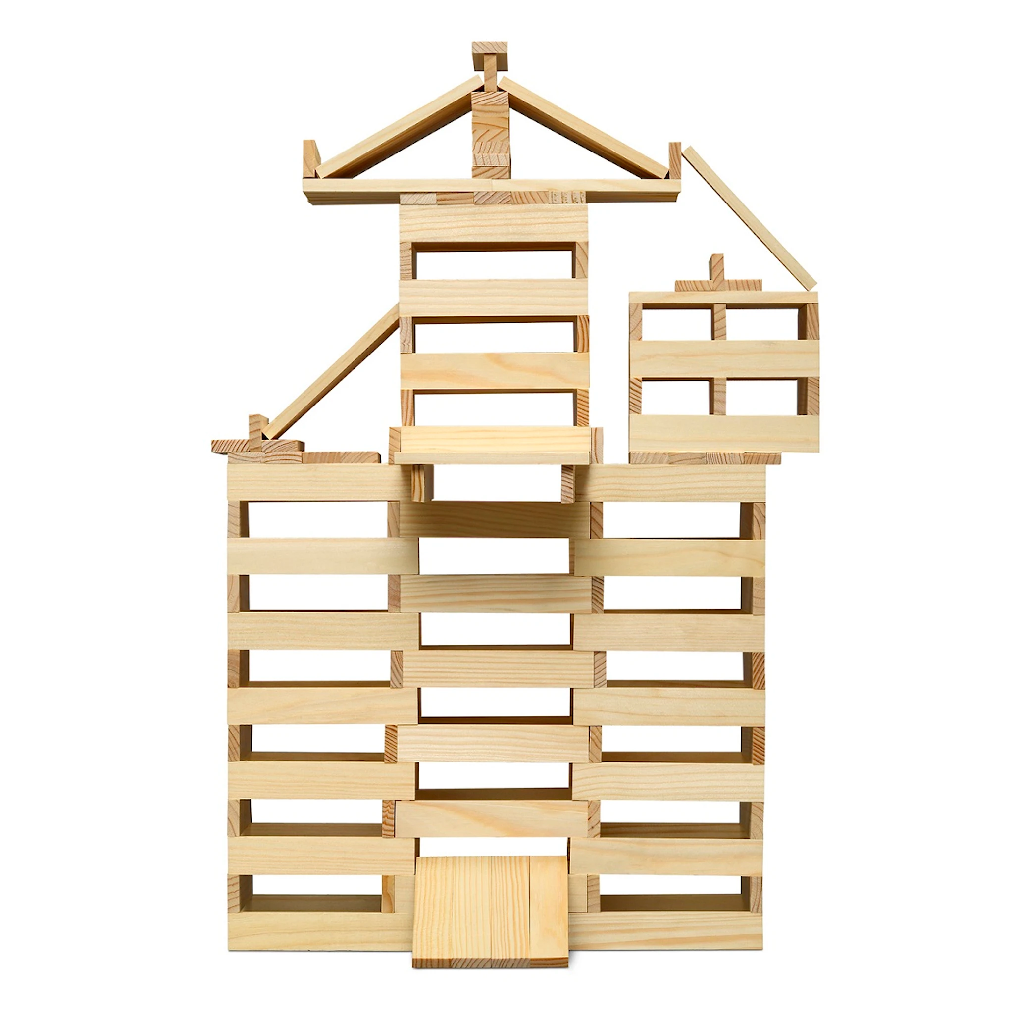 Produktbild för Byggstavar 200 st, Trävita, Micki