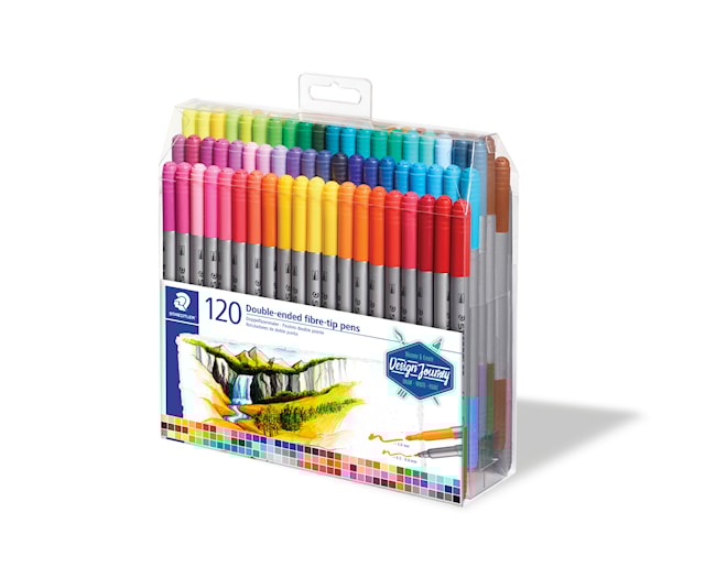 Produktbild 2 för Fiberspetspenna Dubbel 120-p Design Journey Staedtler