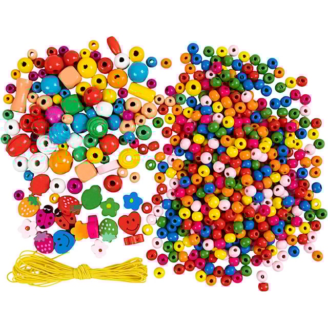 Produktbilde 5 for Mini DIY Mix Smykker, ca. 564 stk., glade farger, 1 pk.