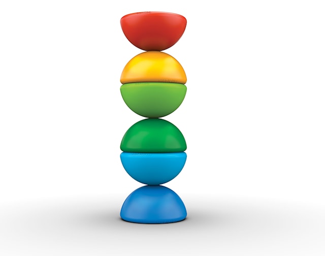 Produktbild 2 för Magicube Magic Stacking 6 Delar Geomag