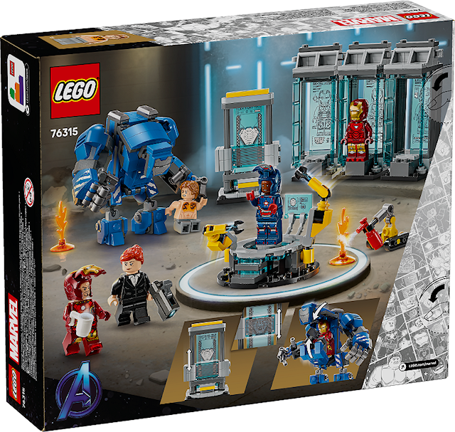 Produktbilde 2 for Iron Mans laboratorium: Draktgalleriet LEGO® Super Heroes (76315)