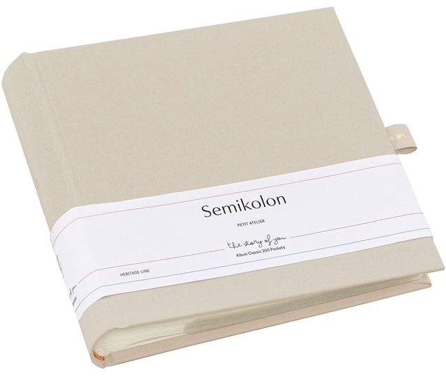 Tuotekuva 1 - Valokuva-albumi 200 Pocket Petit Atelier Warm Sand 30,5 x 30,5 cm Semikolon