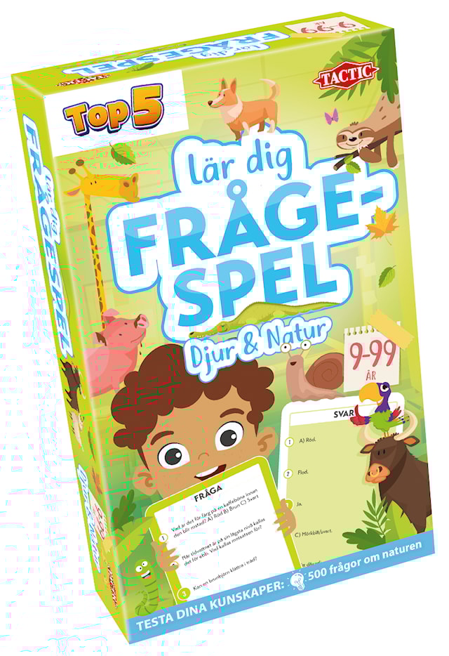 Produktbild 1 för Frågespel Djur och Natur Resespel Tactic