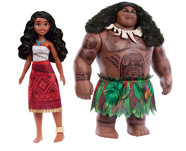 Produktbild 1 för Disney Vaiana 2 Dockor Vaiana & Maui