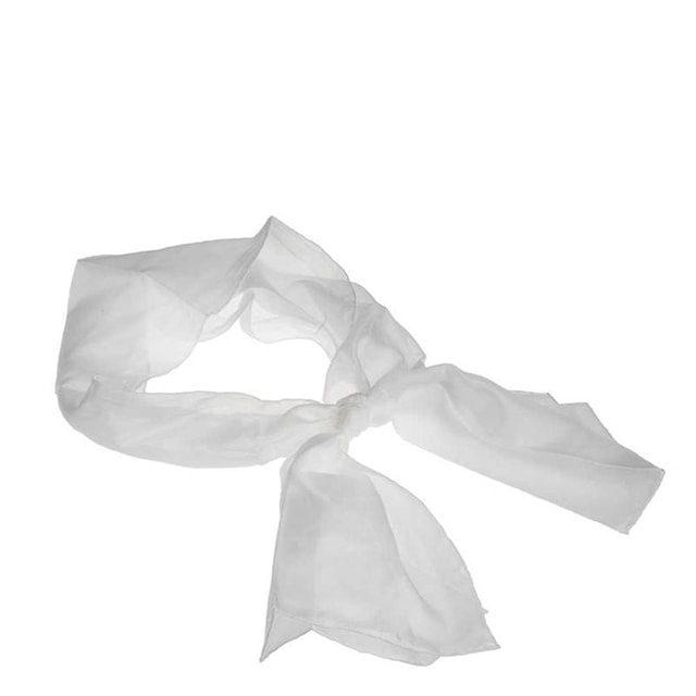 Produktbilde 1 for Silketørkle, str. 45x180 cm, Pongé 5, 22 g, 1 stk.