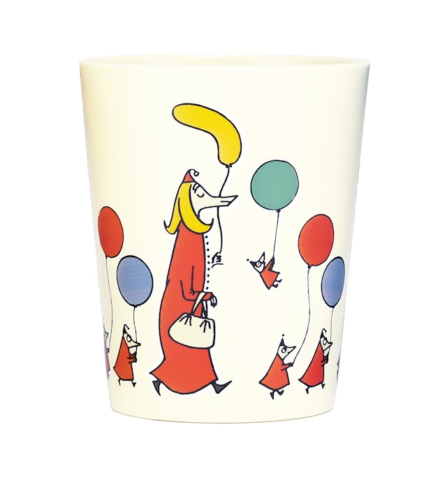 Mumin Festligheter Tumblermugg Beige Rätt Start