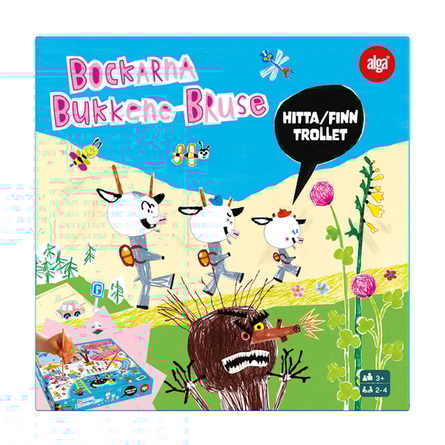 Produktbild 1 för Hitta trollet (Bockarna Bruse) (SE/NO/FI) Alga