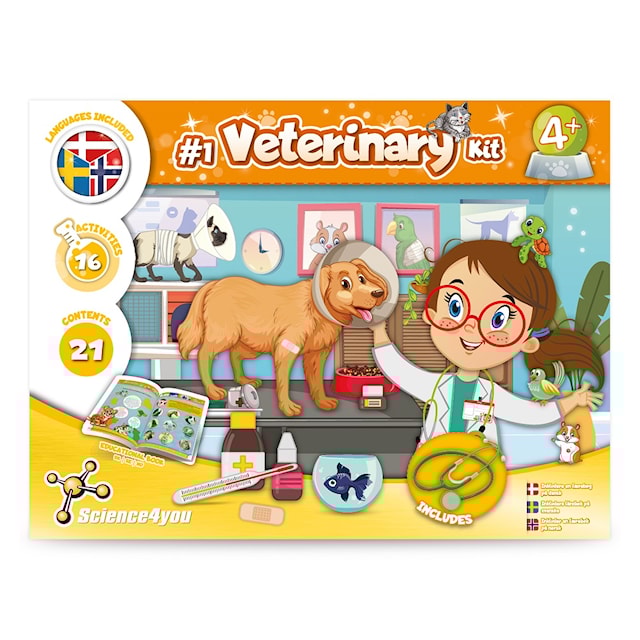 Produktbild 1 för Veterinärkit Science4you