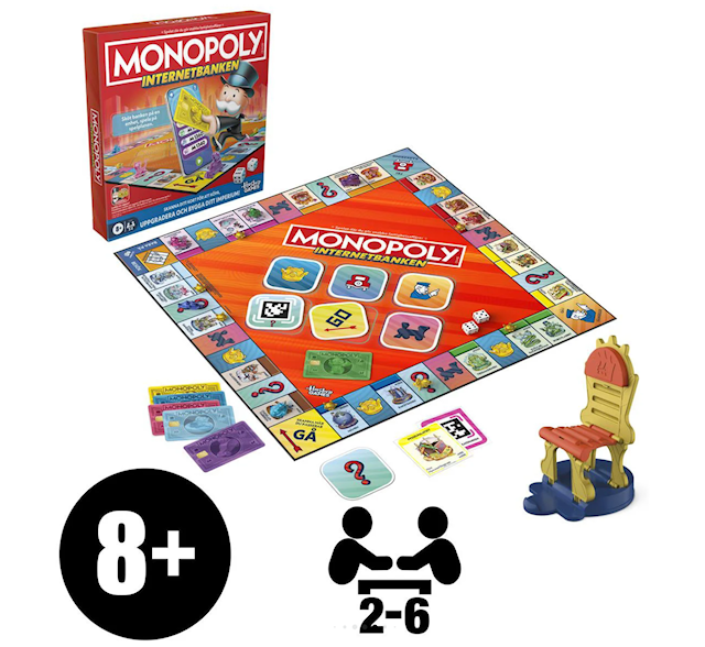 Produktbild 2 för Monopoly App Banking Sällskapspspel Hasbro (SE)