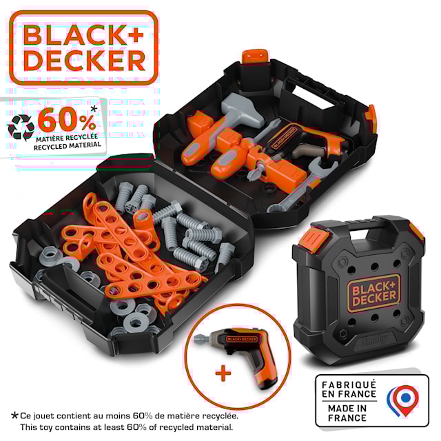 Tuotekuva 2 - Smoby Black + Decker Työkalulaatikko Tarvikkeilla