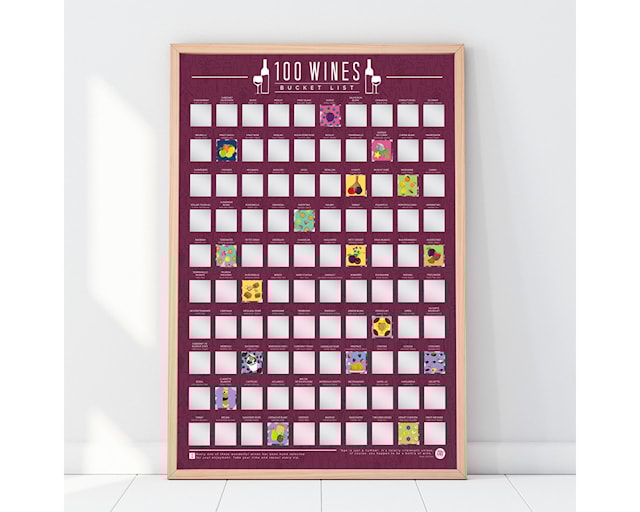 Tuotekuva 1 - Scratch Off Bucket List Viini