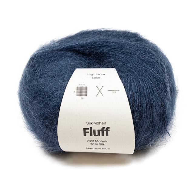 Silk Mohair Fluff 25 gr Nautical blue A791 Adlibris