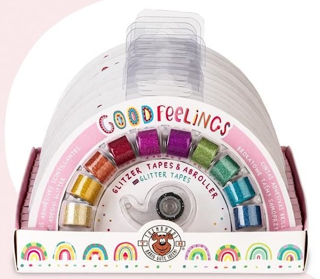 Produktbilde 1 for Glitterteip Good Feeling 12-p Trendhaus