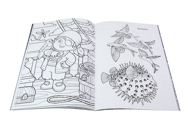 Produktbild 2 för Målarbok Pirater Tactic