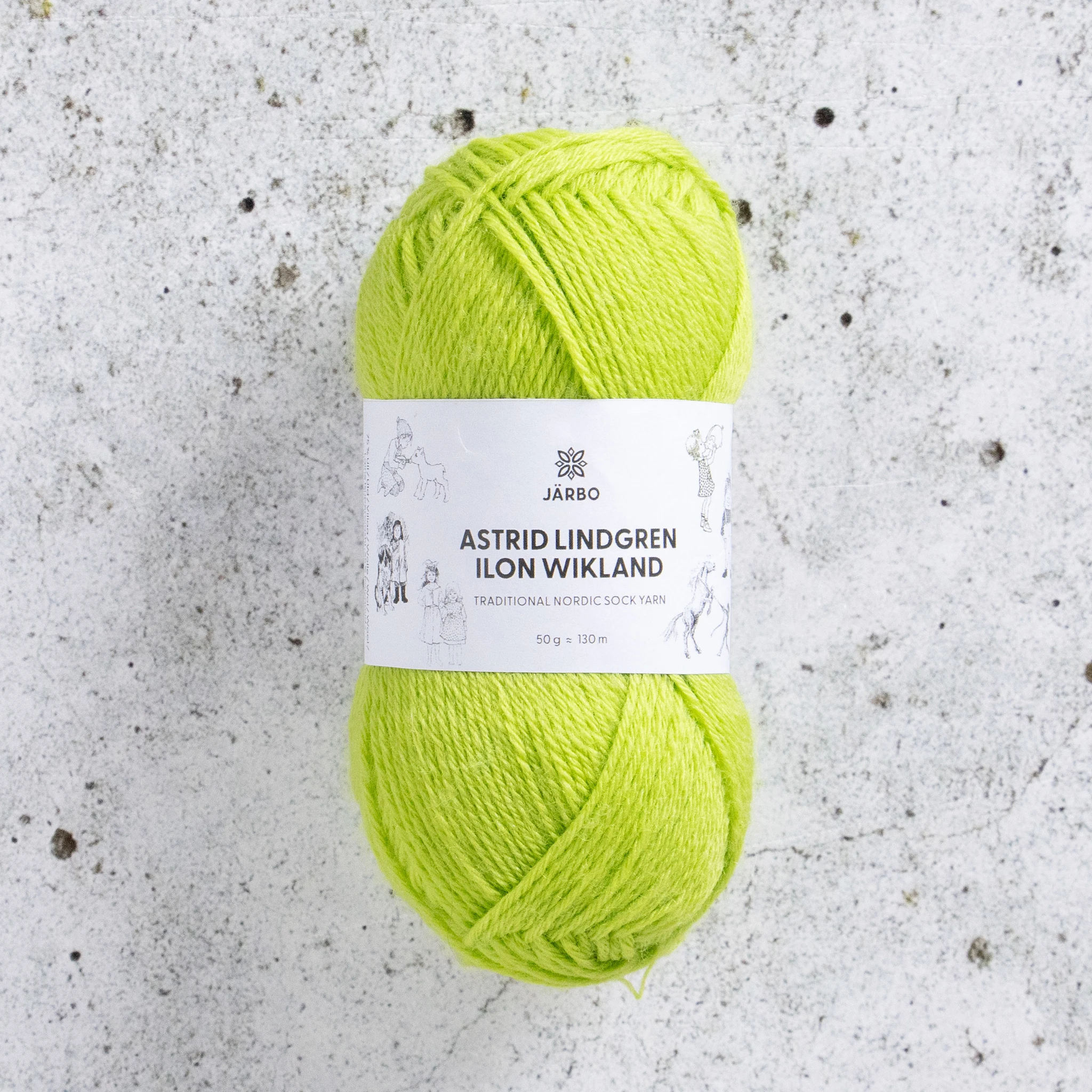 Produktbild för Astrid Lindgren Ilon Wikland Garn 50g Järbo