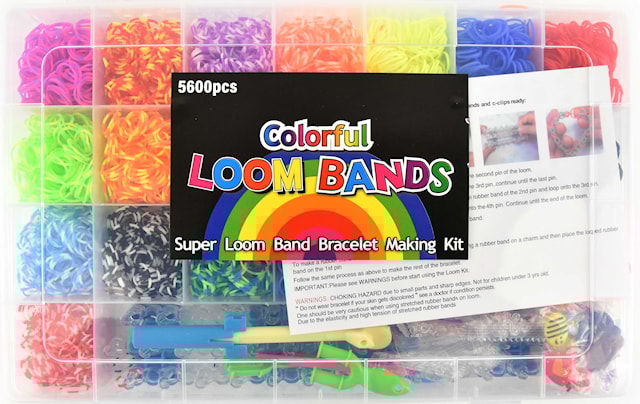 Produktbild 1 för Loom Bands 5600-pack Robetoy