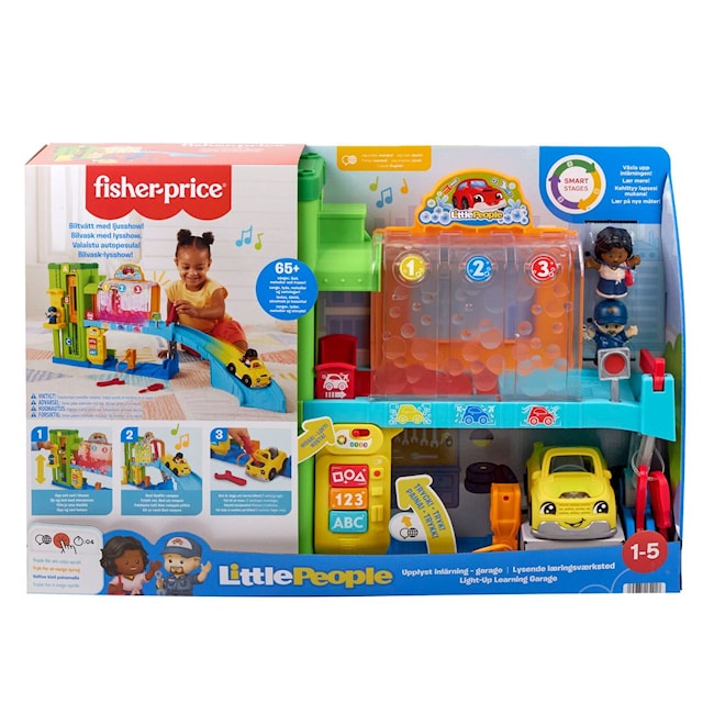 Tuotekuva 4 - Fisher Price Little People Light-Up Learning Huoltoasema