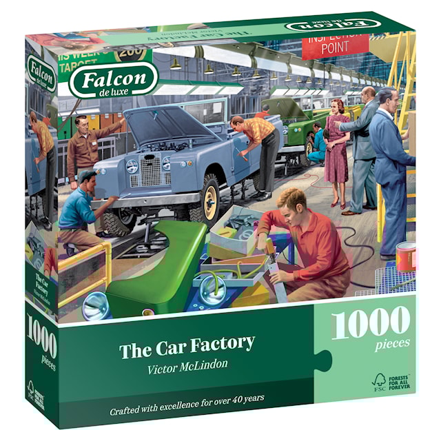 Produktbilde 3 for Puslespill Bilfabrikken 1000 brikker, Falcon