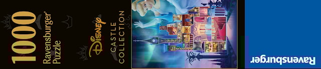 Produktbild 6 för Pussel Disney Castles Cinderella 1000 bitar, Ravensburger