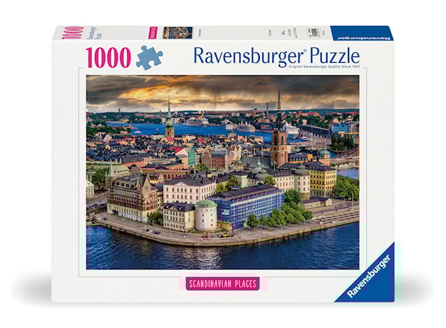 Produktbild 1 för Pussel Scandinavian Stockholm Sweden 1000 bitar, Ravensburger