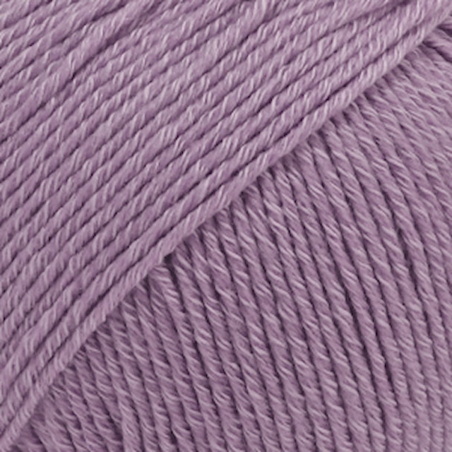 Cotton Merino Uni Colour Lanka Villasekoitus 50 g Lavender 23 Drops