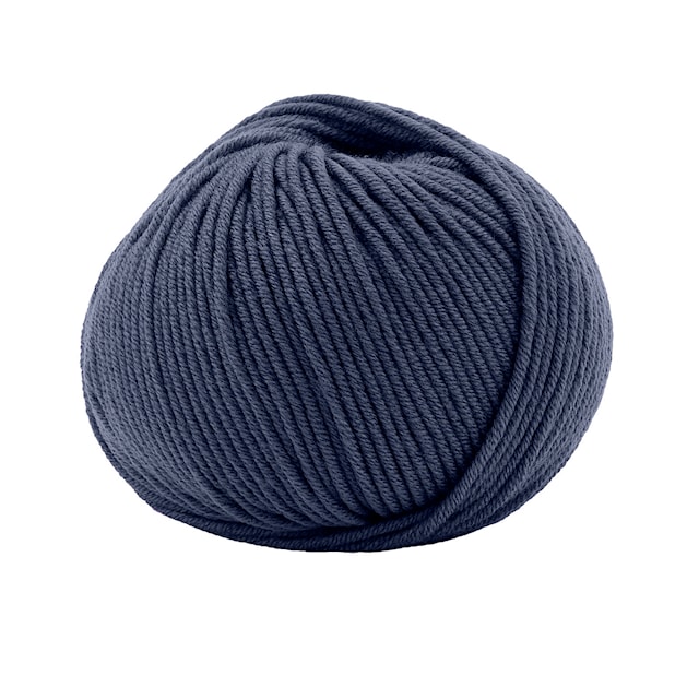 Maxi Soft Merinovilla 50 g Blu/Graglia 20587 Lana Gatto