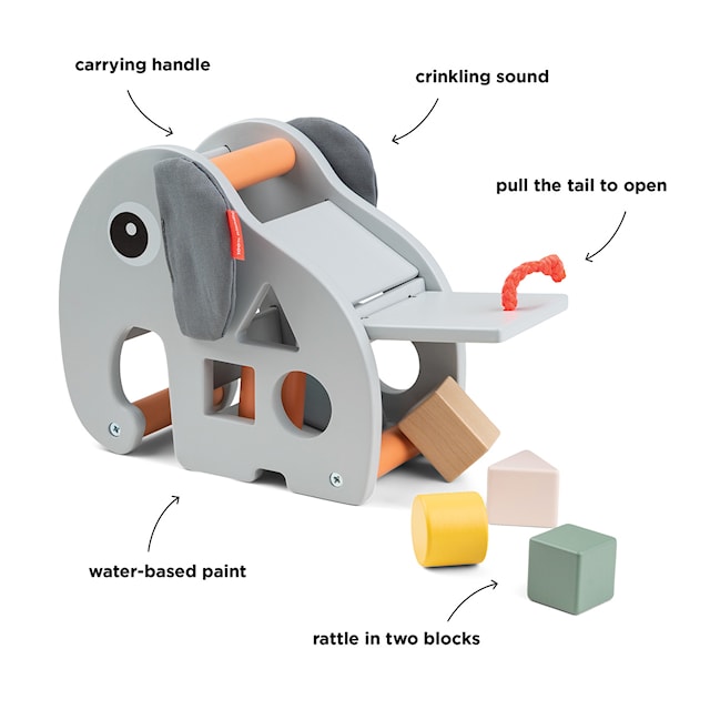 Produktbilde 3 for Done by Deer Sorting box Elphee Grey