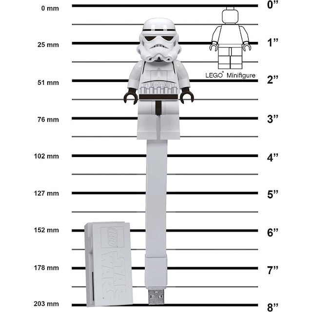 Produktbild 5 för LEGO® Star Wars™ Bok lampa - Stormtrooper™