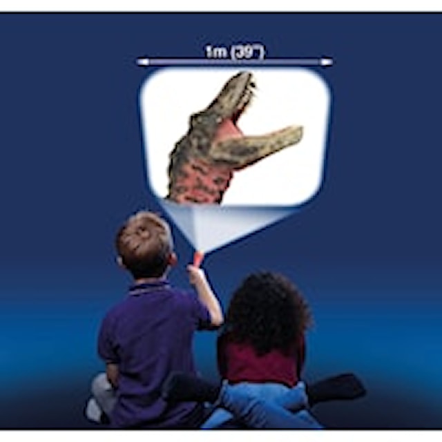 Produktbild 3 för Brainstorm Ficklampa och Projektor med Dinosauriebilder